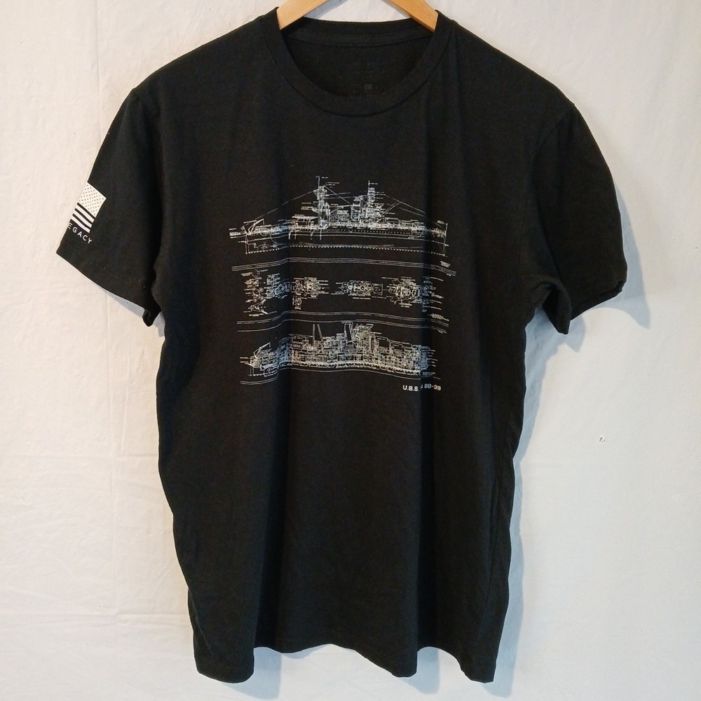 USS Arizona Memorial T-shirt Kids Large Or Men's Sm/Med Pearl Harbor Hawaii BB39